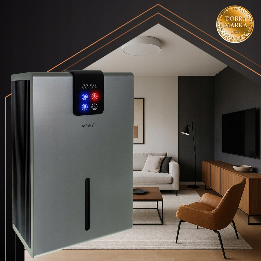 Осушувач повітря 2,2 літра з підсвічуванням і пультом управління Ruhhy (26496) 90 Вт Нововолинськ - фото 3