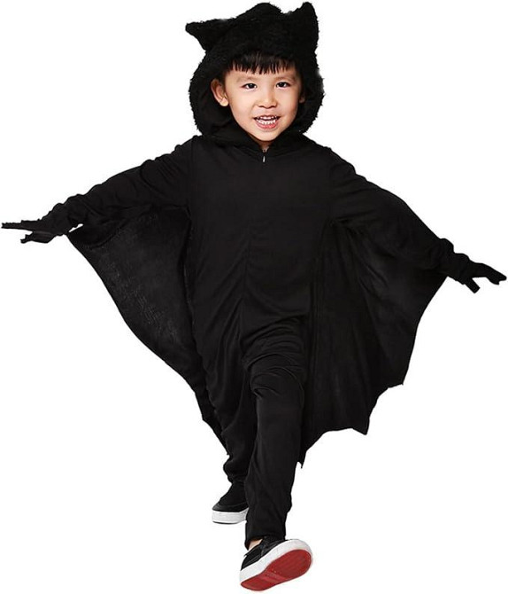 Дитячий костюм кажана, летючої миші комбінезон з капюшоном крилами печатками для Хеловіну карнавалу ранковий на 115-130см 6-9років Київ - фото 2