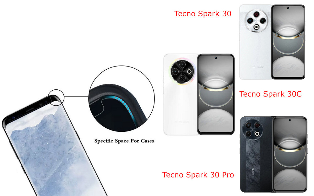 Захисне скло HyperGlass Pro для Tecno Spark 30 KL6, Spark 30C KL5n, Spark 30 Pro – максимальна чутливість та захист Київ - фото 3