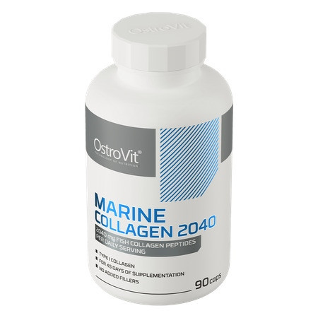 Колаген Ostrovit Marine Collagen 2040 mg 90 caps Луцьк - фото 1