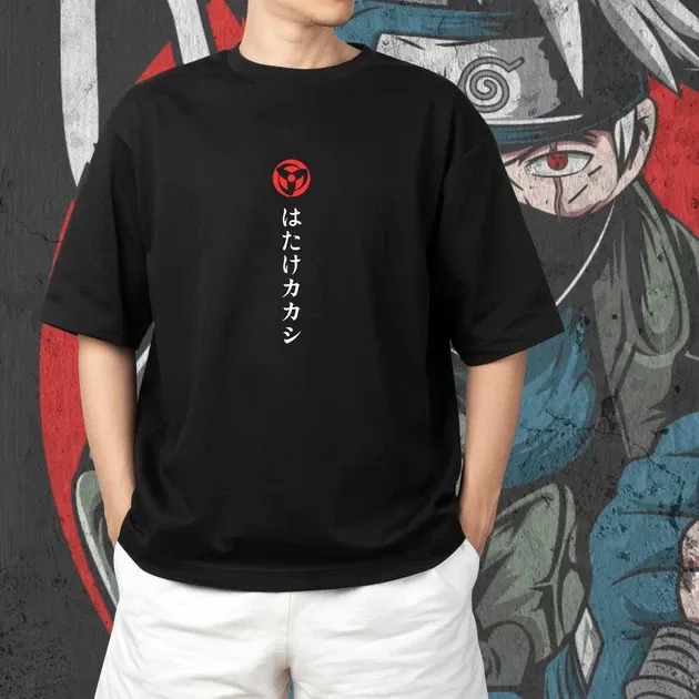 Футболка мужская с принтом Наруто Шарінган Какаші Размер 48 Anime0305 Днепр - изображение 3