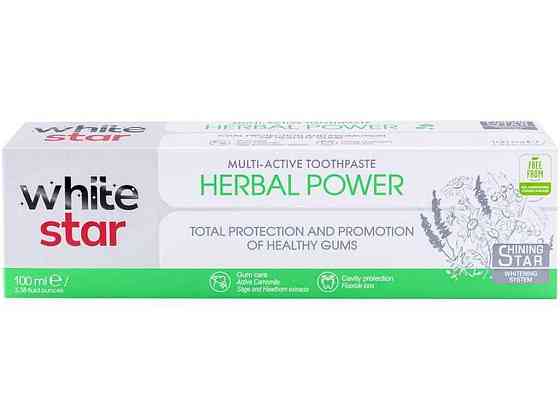 Зубна паста 100мл Herbal Power ТМ WHITE STAR Киев