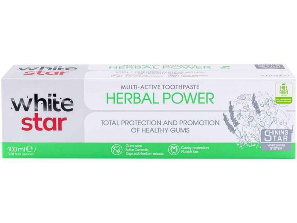 Зубна паста 100мл Herbal Power ТМ WHITE STAR Киев - изображение 1