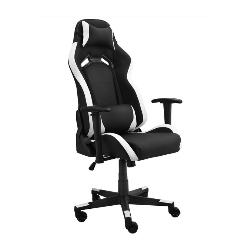 Кресло Феникс Пластик М-1 (Tilt) Черный + Белый Киев - изображение 1