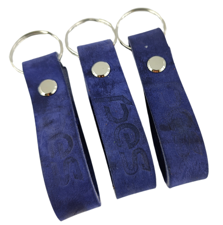 Брелок PES шкіряний  для ключів з тисненням Київ