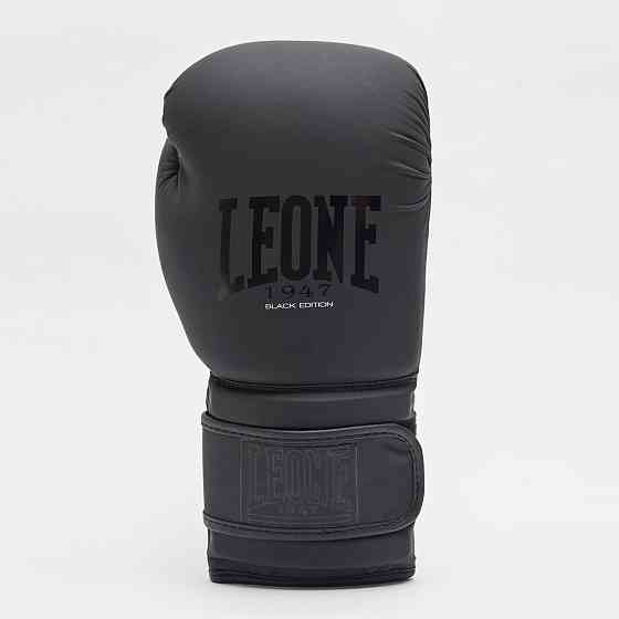 Боксерские перчатки Leone GN059 Black/White 12 унций (капу в комплекте) Киев