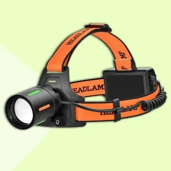 Ліхтарик BL 203-TG 2*18650 (9966) від Bailong 4 режиму яскравості, регульований налобний ремінь Одеса - фото 3