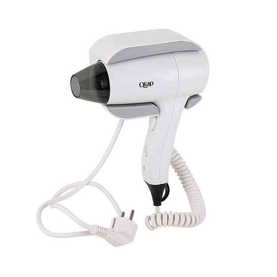 Фен з тримачем Qtap Pohodli 1200 Вт QTF1200ROP White (Pobut) Київ