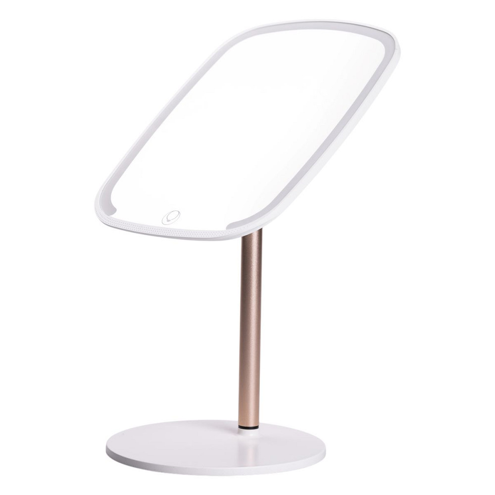 Yiwu Настільне дзеркало з підсвічуванням 23х18 см для макіяжу на ніжці Біле HP-10-6AW Коломыя - изображение 7