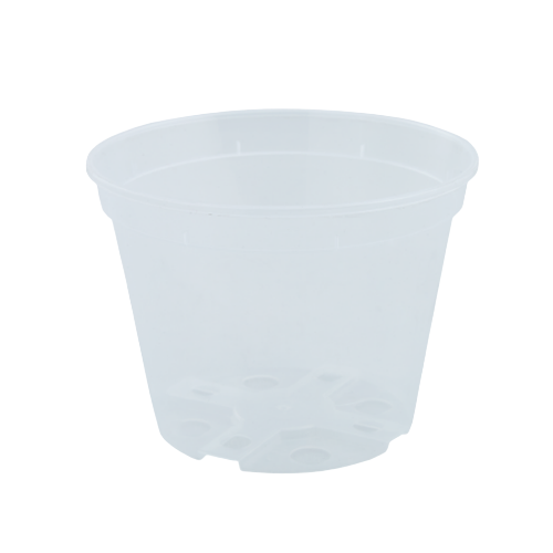 Вазон дренажний 9*6,5 см прозорий Алеана Житомир - фото 1