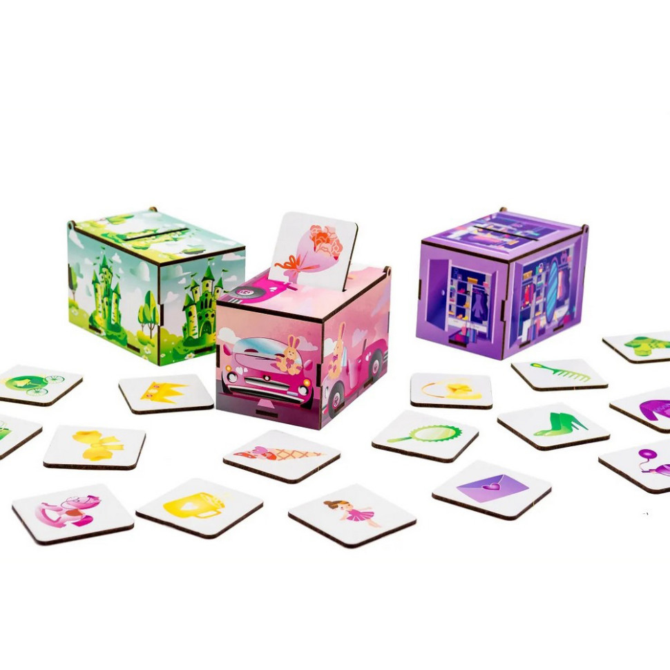 Деревянная настольная игра Монтессори Принцесса Puz-89737 Винница - изображение 3