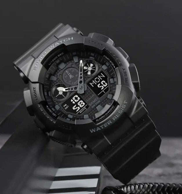 Часы мужские наручные Skmei 1832 (Черные) Киев - изображение 3