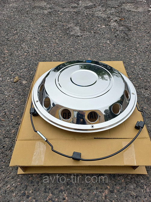 Ковпак колеса передній 22,5  TIR , Автобус (нержавійка) Ковпаки на автобус 22.5 Луцьк - фото 4