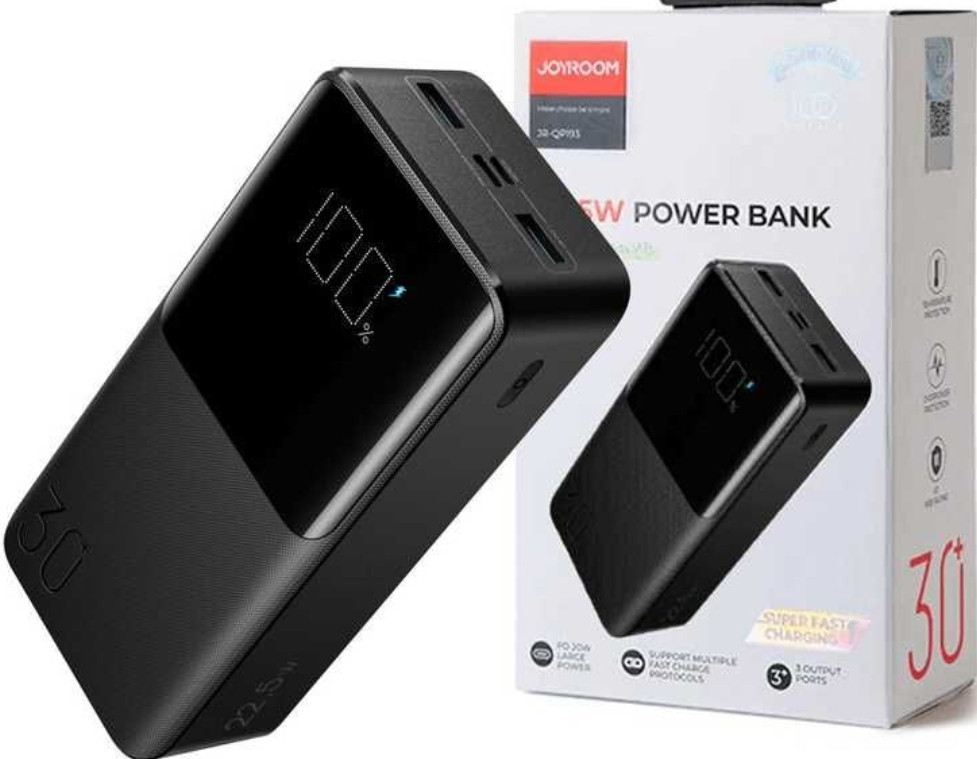 Павербанк: Power Bank Joyroom JR-QP193 30000mAh. (22.5W) Гарантия! Киев - изображение 1