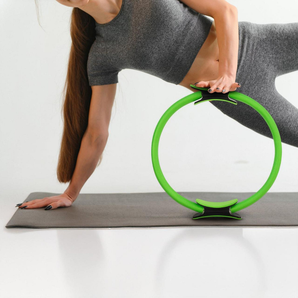 Кольцо для пилатеса Gymtek армированное стекловолокно 38см салатовый Киев - изображение 5