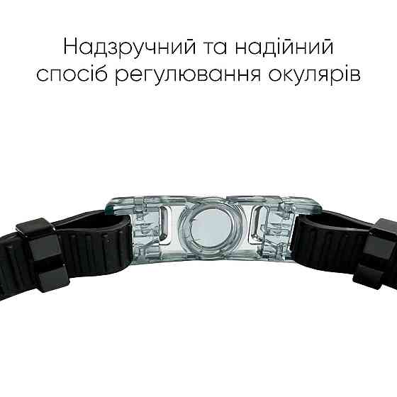 Окуляри для плавання Renvo Javari Уні Anti-fog Чорний OSFM (2SG300-01) Київ