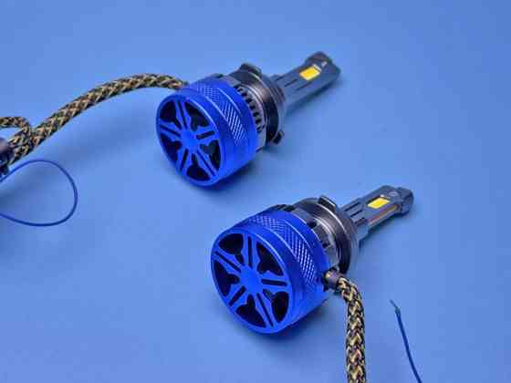 LED лампы HB3 (9005) K68 (120W) с пультом — 3 цвета (3000K/4300K/6000K) + Стробоскоп Харьков