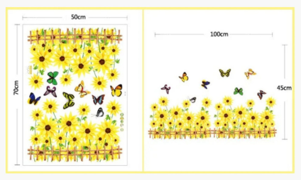 Інтер'єрна наклейка Соняшники Київ - фото 6