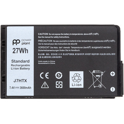 Аккумулятор для ноутбука DELL Latitude 12 7202 (J7HTX) 7.4V 3600mAh PowerPlant (NB441945) Винница - изображение 1