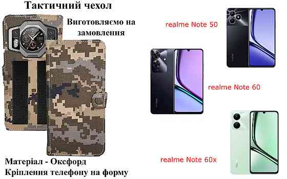 Тактический чехол для OPPO Reno7, Reno7 Pro 5G, Reno7 Lite 5G, крепится к снаряжению на липучке Киев