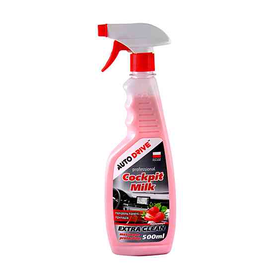 Поліроль-молочко для панелі приладів AutoDrive Cockpit Milk Полуниця, 500мл Киев