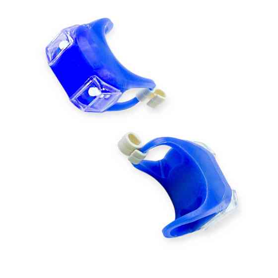 Велогабарити синє світло, 3 режими, силіконові, 2шт (синій корпус) діодні, Мукачево