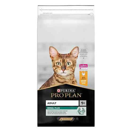 Сухий корм PRO PLAN Adult 1+ Renal Plus для дорослих котів, з куркою, 14 кг Київ