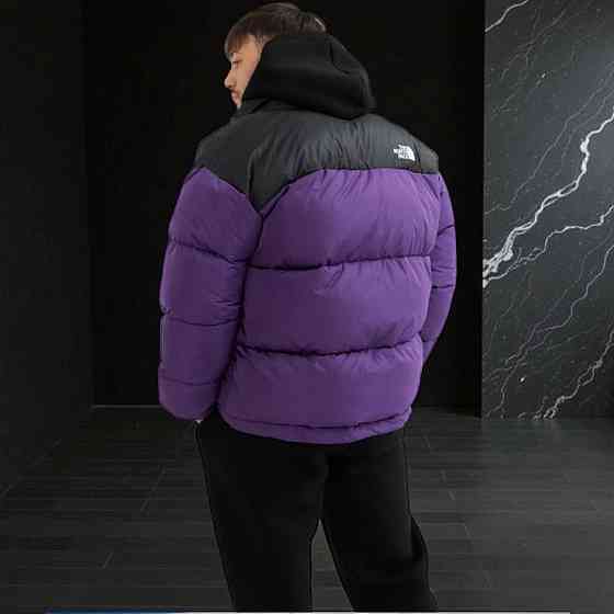 Зимова чоловіча фіолетова куртка the north face, пуховик зе норт фейс водонепроникний тепла куртка TNF Львів