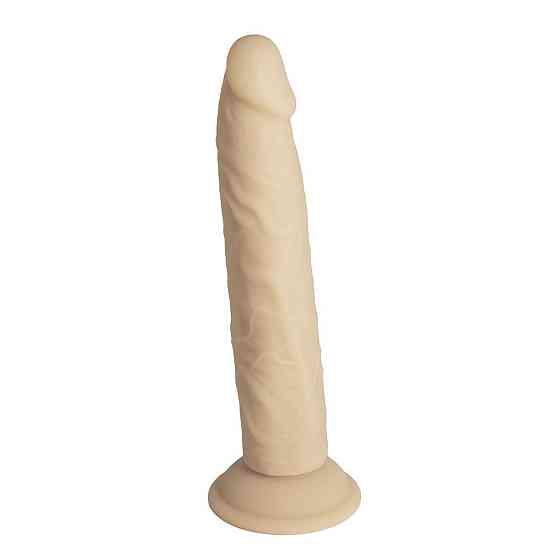 Фалоімітатор Naked Addiction — 9″ Silicone Dual Density Bendable Dildo Vanilla, віброкуля в подаруно Sex Aura Київ