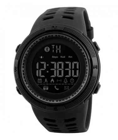 Розумний наручний годинник Skmei 1250 Smart Clever (Чорний) Вінниця