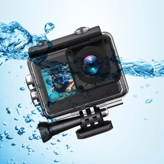 Екшн камера V8 Full HD 4K Wi-Fi з пультом дистанційного керування і водонепроникним боксом Київ