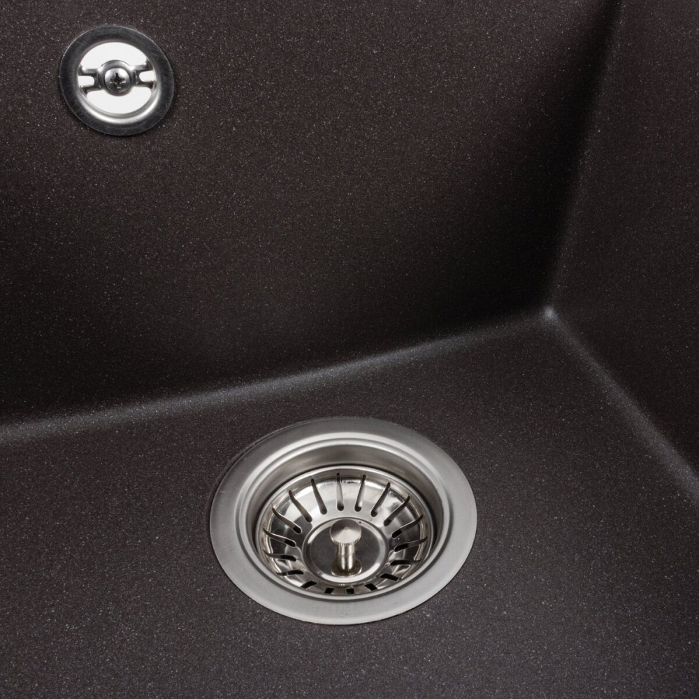 VALESO Гранітна мийка для кухні VALESO 4150 SOKIL матовий Гренадін Київ - фото 5