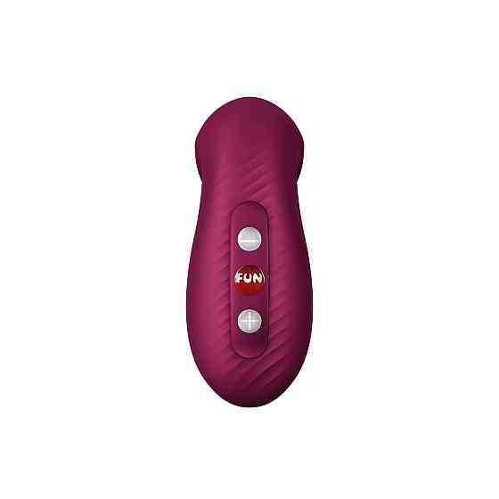 Вакуумний стимулятор Fun Factory Desire Wine Red, 11 режимів роботи, перезаряджуваний Sex Aura Київ