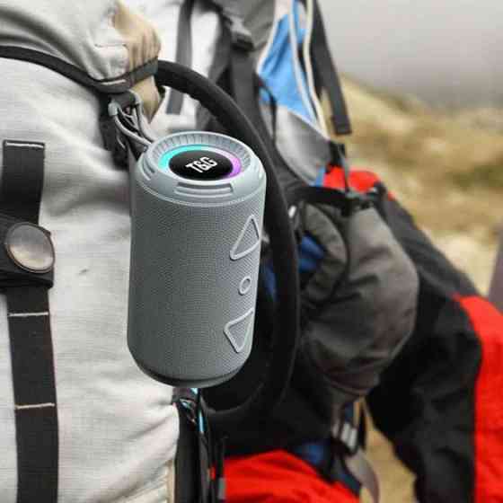 Блютуз-колонка с usb-портом TG656, Музыкальная блютуз колонка с подсветкой, Маленькая колонка для улицы YF-50 Львов