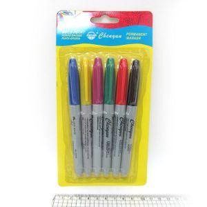 Набір маркерів перманентних 6 кол. 