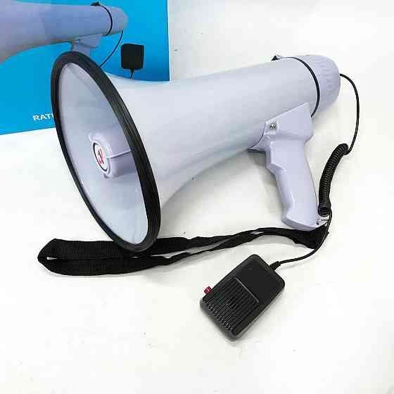 Електричний мегафон з потужним звуком, Гучномовець з акумуляторомГучномовець для вулиці KF-61 Львів