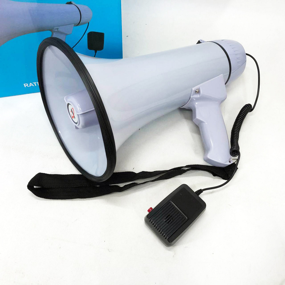 Електричний мегафон з потужним звуком, Гучномовець з акумуляторомГучномовець для вулиці KF-61 Львів - фото 5