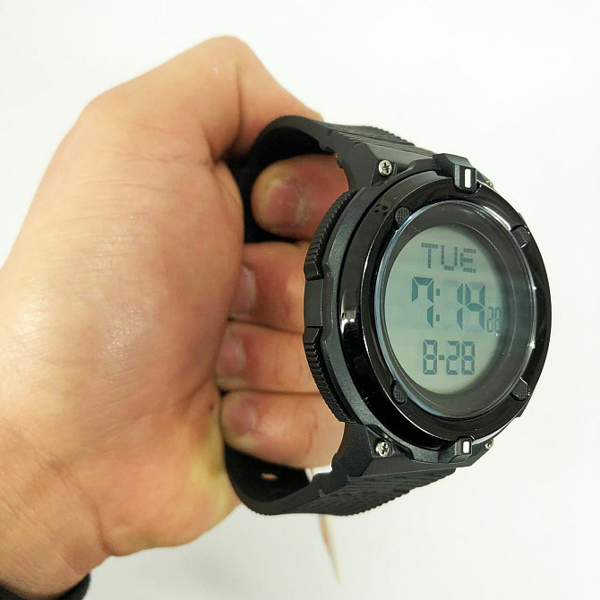 Спортивний водонепроникний годинник SKMEI 2010BKWT BLACK-WHITE, Військовий годинник NM-446 для ЗСУ Київ - фото 2