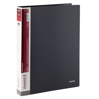 Папка на кільцях Axent А4 з 4-ма кільцями 700 мкм 35 мм Сіра (1208-03-A) Вінниця - фото 1