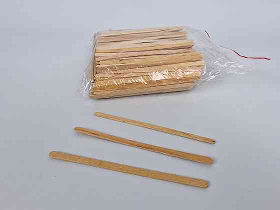 Мішалка Дерев'яна 14 см*1,5 мм*5мм 800 шт "С" (1 пачка) Харків