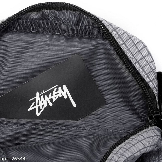 Сумка через плечо Stussy 19x16 камуфляж Серый/черный Запоріжжя - фото 7