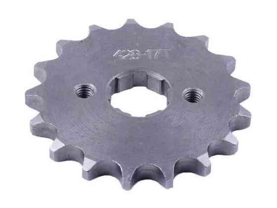 Зірка передня 17Т 428 Н на мотоцикл із бензиновим двигуном СВ-125/150 Мукачево