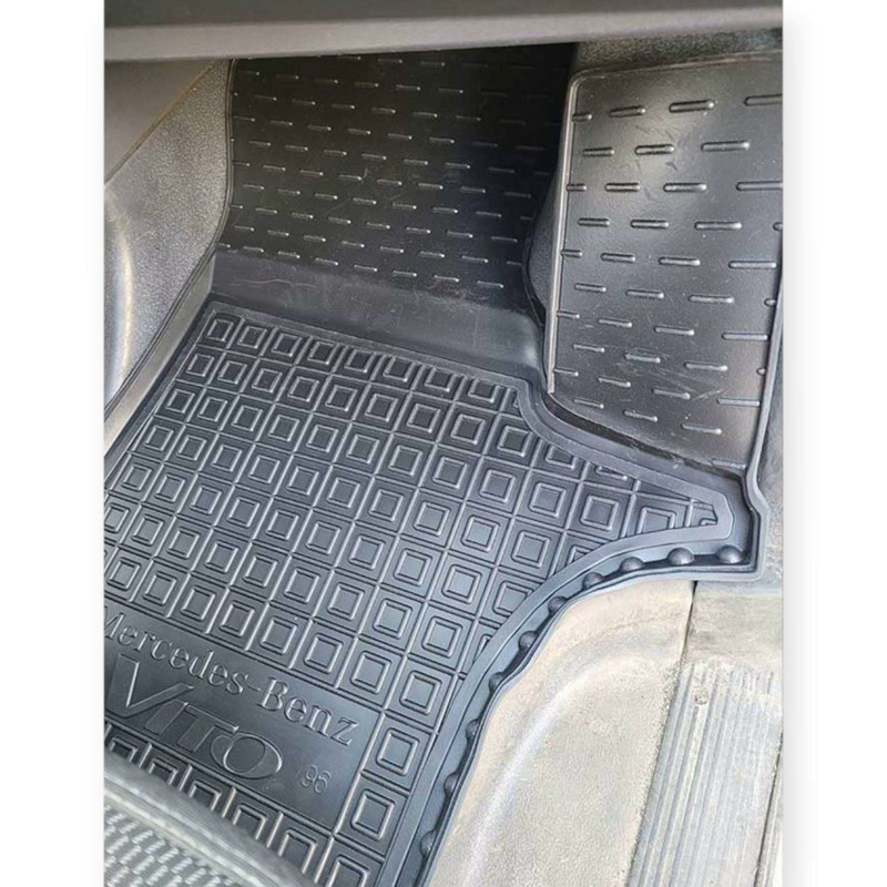 Килимки Мерседес vito i 96-03 борт 2,5см, з перемичкою салону Мукачево - фото 2