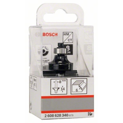 Фреза Bosch Professional карнизна Std S8 R6 L13.2 (2.608.628.340) Винница - изображение 5