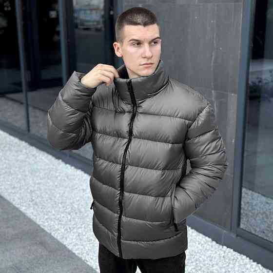 Чоловіча зимова куртка темно-сіра Pobedov Snowfall Київ