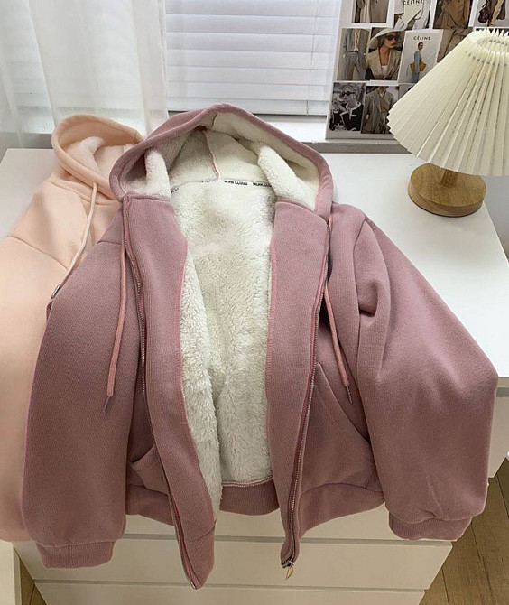 Женское кофта на меху Розовый 42/46 Харьков - изображение 1