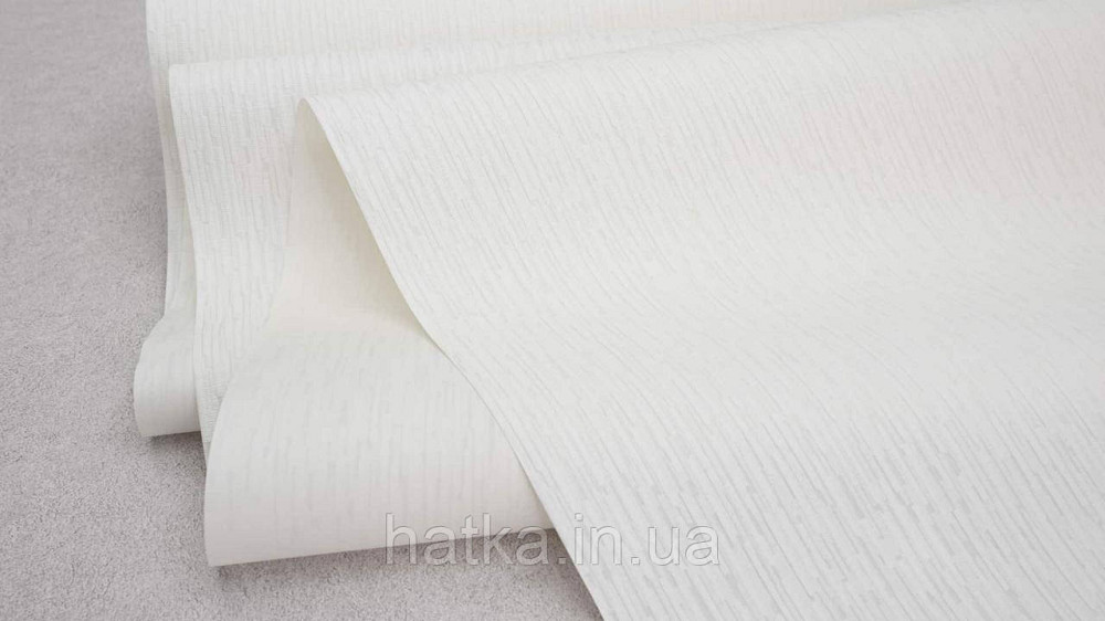 Обои под покраску виниловые на флизелине  Sintra Paint by 1.06x25 м полоски под бамбук белые 689400 Киев - изображение 3