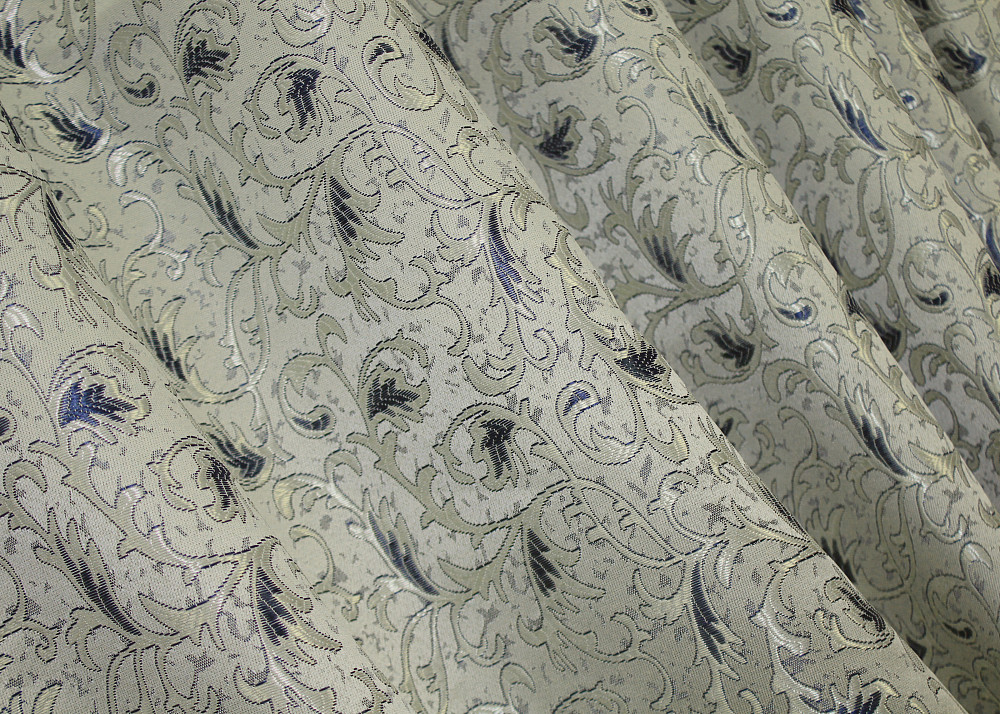 Комплект готових штор VR-Textil Жакард № 1586ш Сатин 140х270 см 2 шт (33-0454) Киев - изображение 6