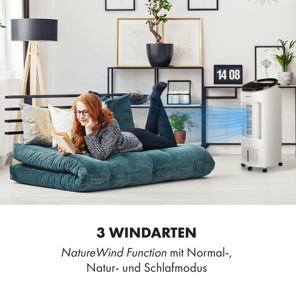 IceWind Plus Воздухоохладитель 4-в-1 330 м³/ч осцилляторный пульт дистанционного управления белый (Германия, Ровно - изображение 5