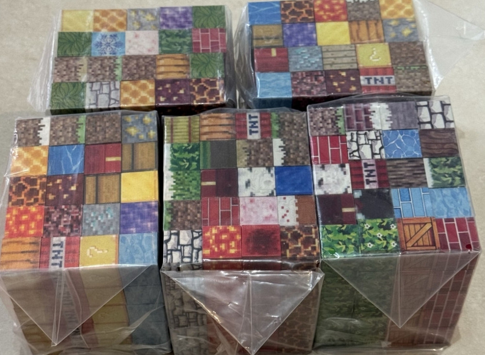 Майнкрафт магнітний дитячий конструктор 100 будівельних шт Minecraft. Харьков - изображение 6